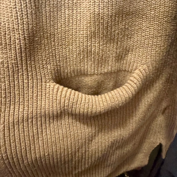 Old Navy Longline Open-Front Sweater - Size Small - Camel - Picture 2 of 5